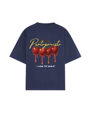 Cherry Burn Navy Blue