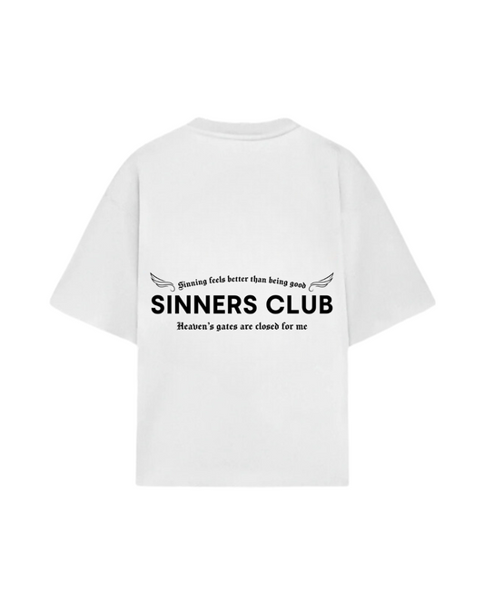 Sinners club white